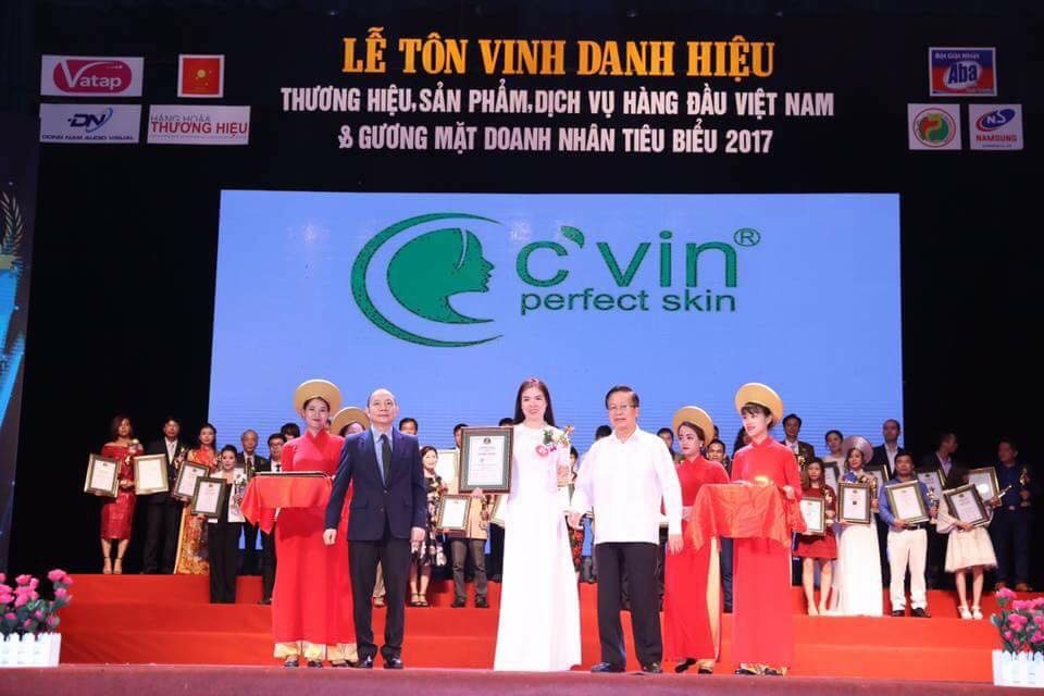 My pham C’Vin dat top 10 thuong hieu, san pham, dich vu hang dau VN hinh anh
