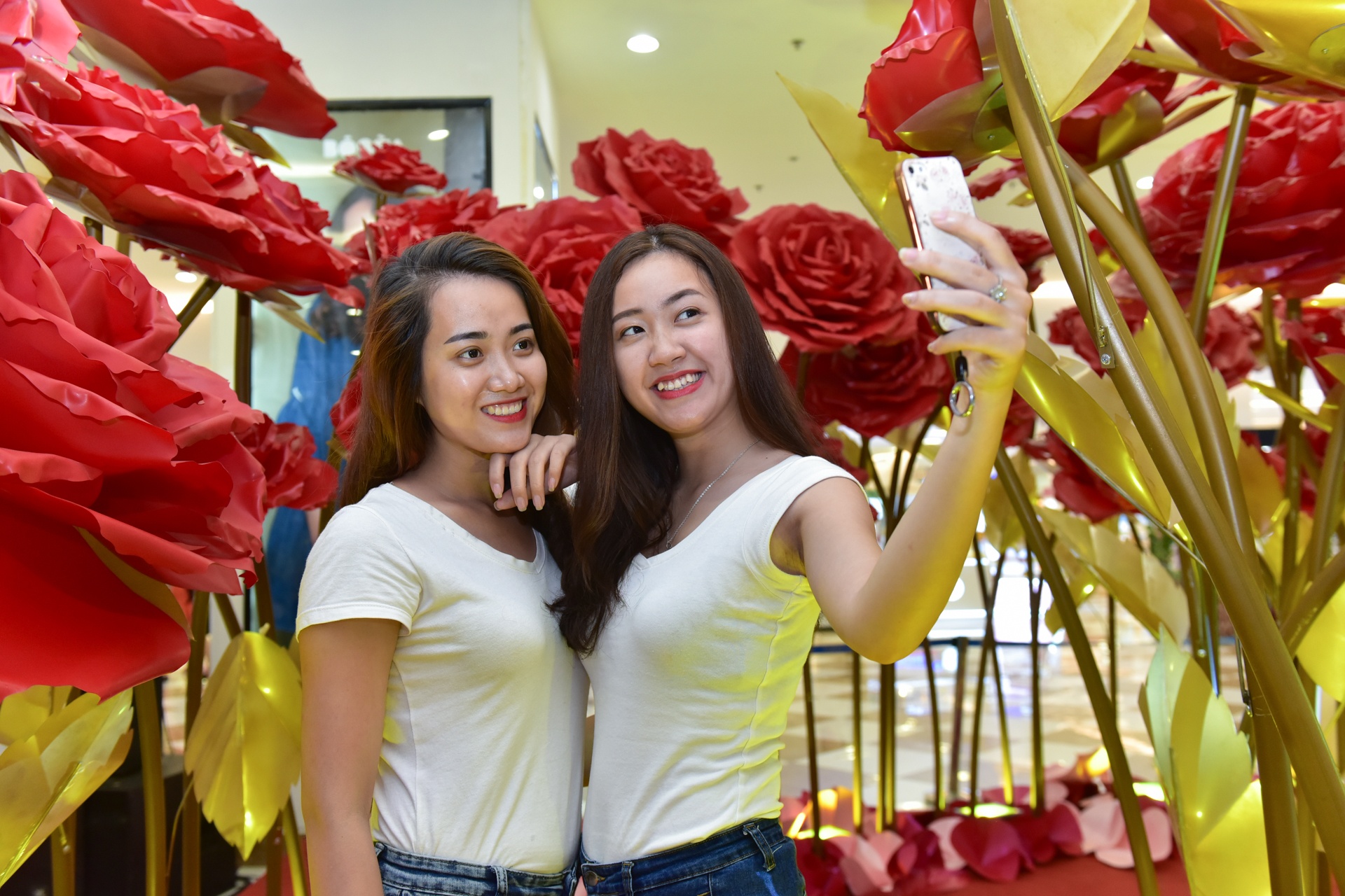 Phai dep toa sang voi con duong hoa hong va kim cuong hinh anh