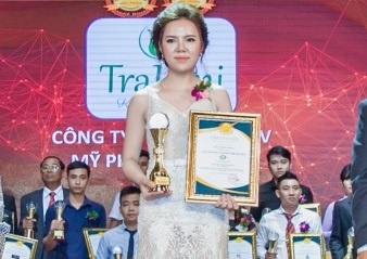 My pham TraUmi nhan giai Thuong hieu vang hoi nhap chau A - TBD hinh anh