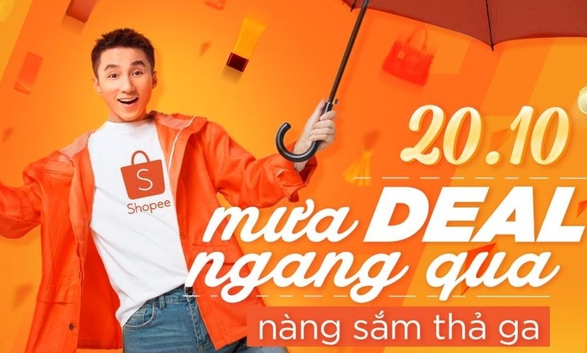 4 chuong trinh khuyen mai hap dan dip 20/10 tu Shopee hinh anh