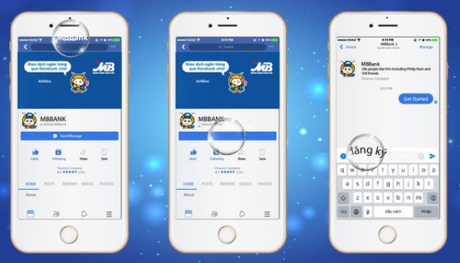 Giao dich ngan hang qua… Facebook hinh anh