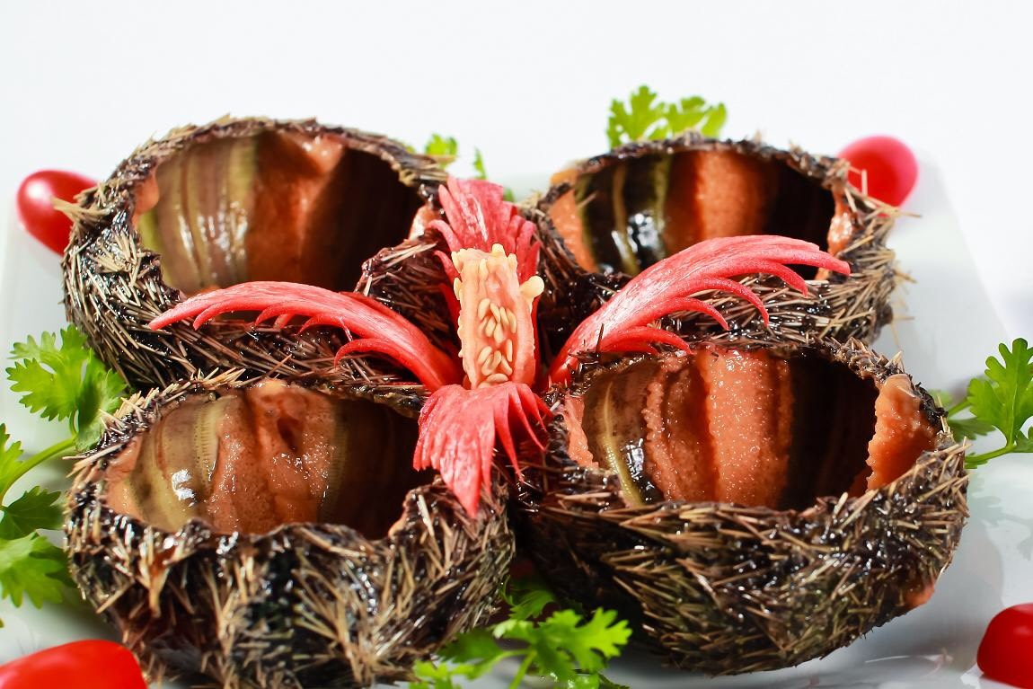 Oc do nuong mirin, cau gai chung cach thuy la mieng hinh anh