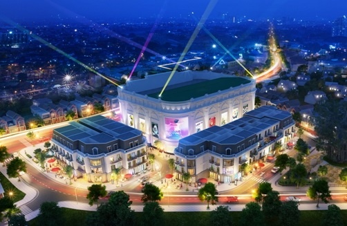 Vincom Shophouse Thai Nguyen thiet ke theo phong cach tan co dien hinh anh