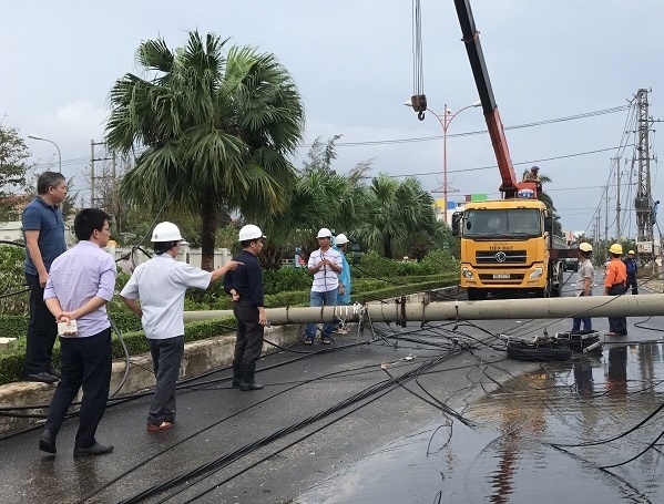 EVN tap trung cung cap dien cho APEC, ung pho voi thien tai hinh anh