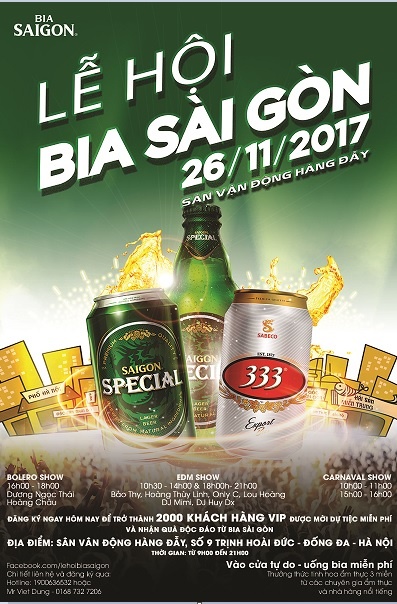 lễ hội bia Sài Gòn ảnh 1 le hoi bia Sai Gon anh 1