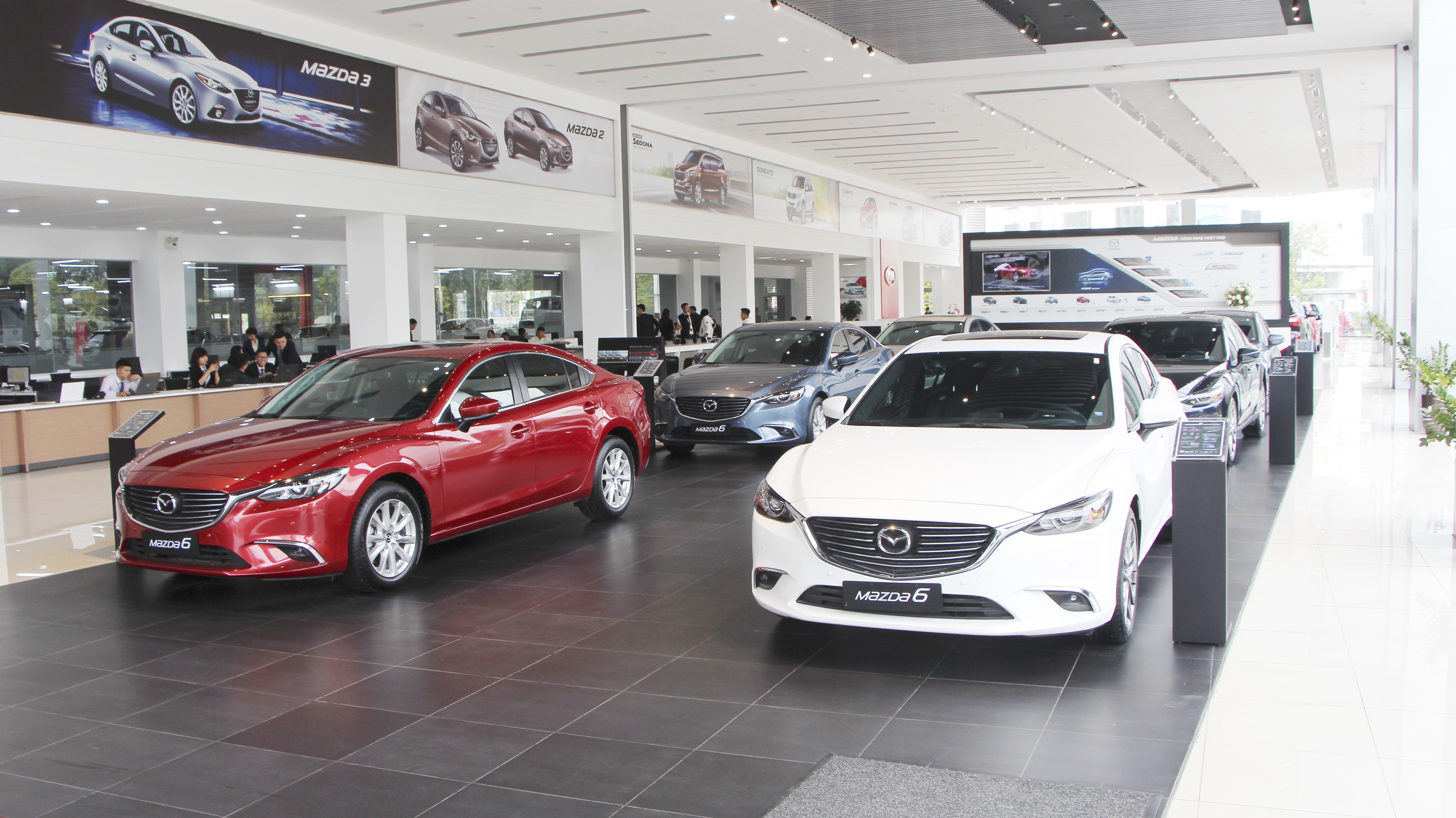 Xưởng dịch vụ ôtô Mazda ảnh 1 Xuong dich vu oto Mazda anh 1