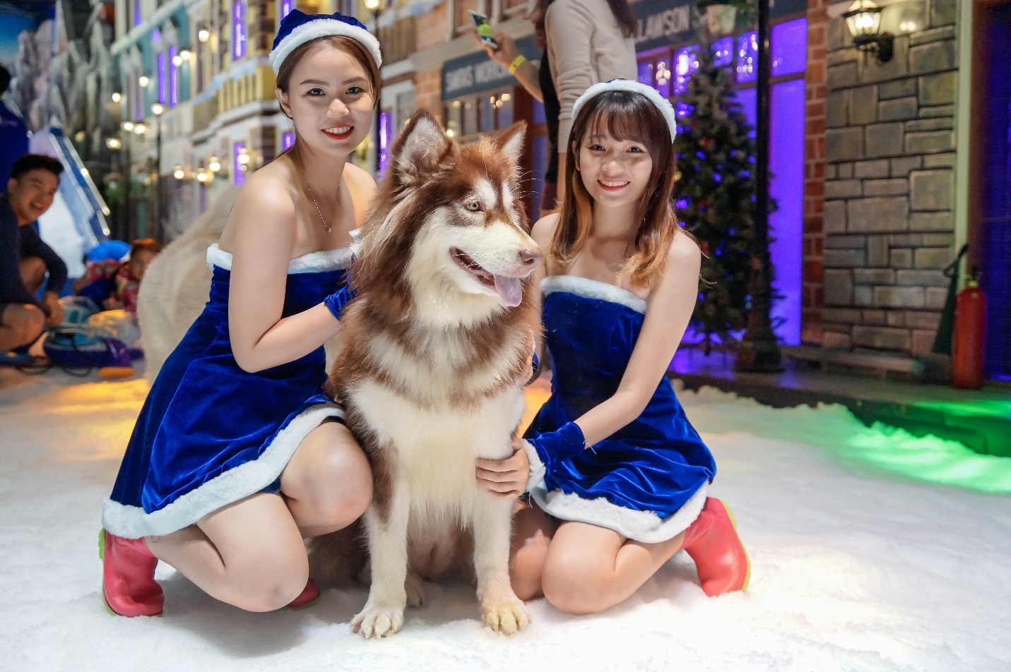 lang tuyet Snow Town anh 7