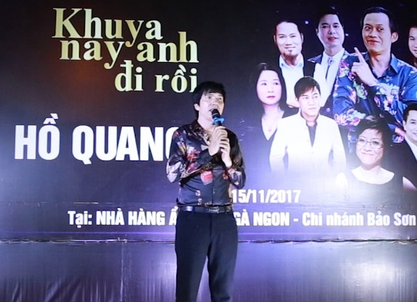 Ho Quang 8 to chuc tiec mung liveshow tai nha hang am thuc Ga Ngon hinh anh