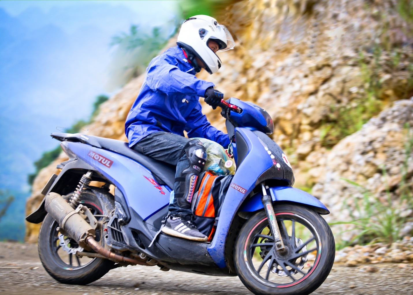 Phuot bang xe tay ga: Khi dam me hoa cung dang cap hinh anh