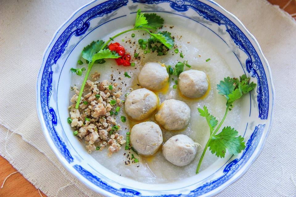 Chao suon bo vien - mon an bo duong, am long ngay lanh hinh anh