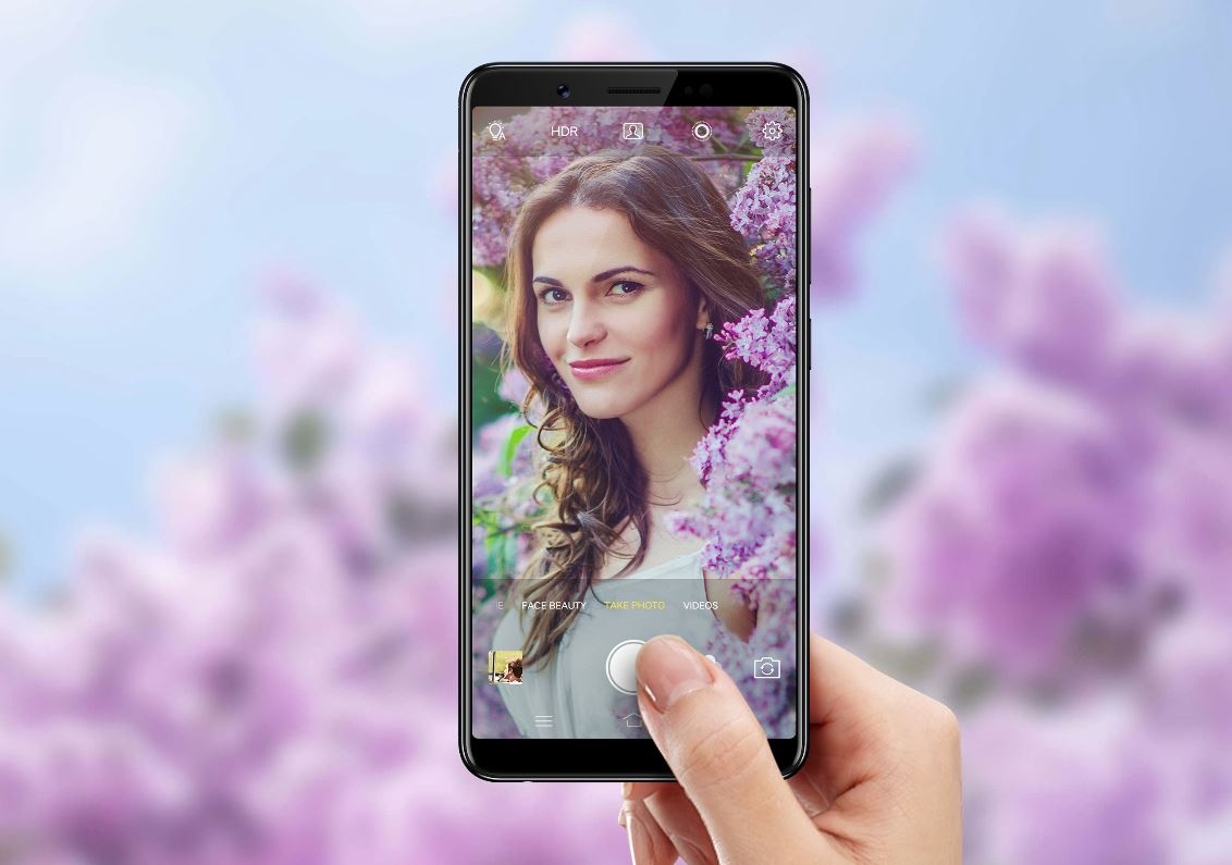 Vivo V7: Camera selfie 24 MP, tich hop che do lam dep hinh anh