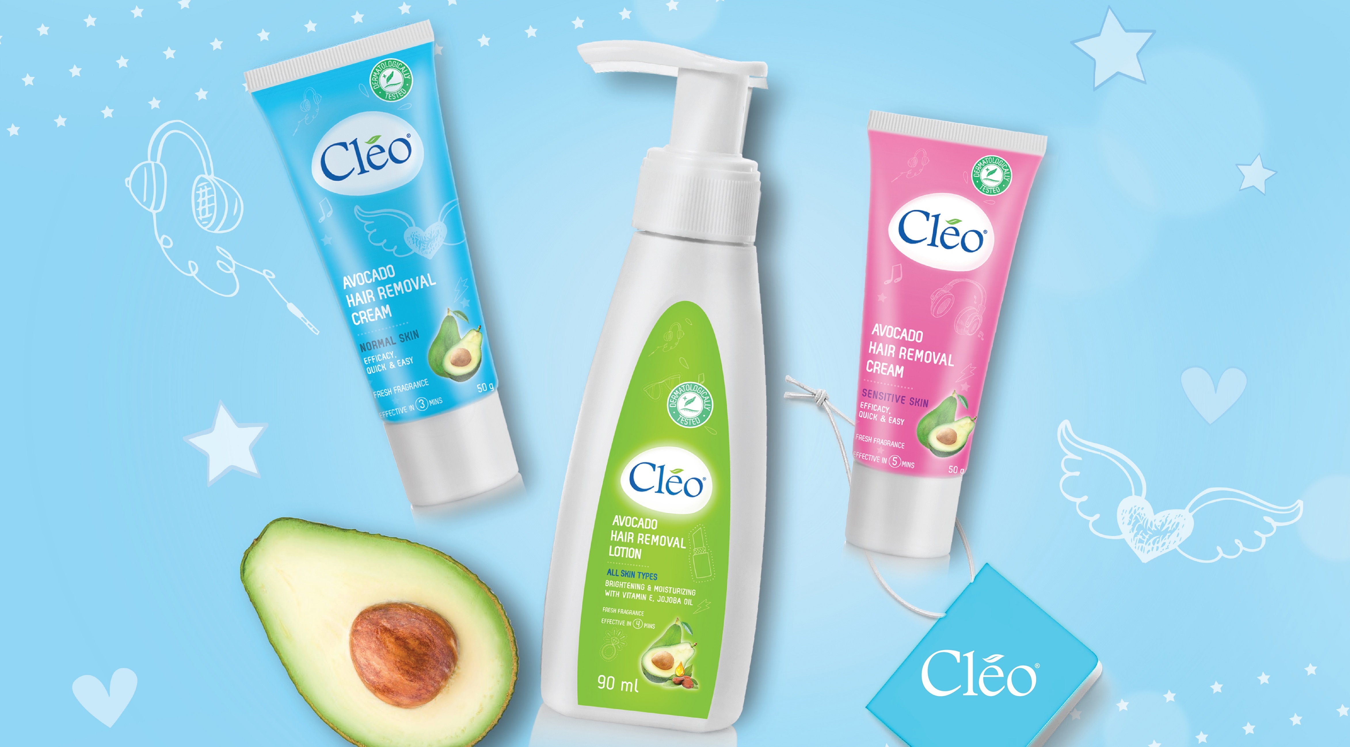 Kem bơ tẩy lông Cléo ảnh 4 Kem bo tay long Cleo anh 4