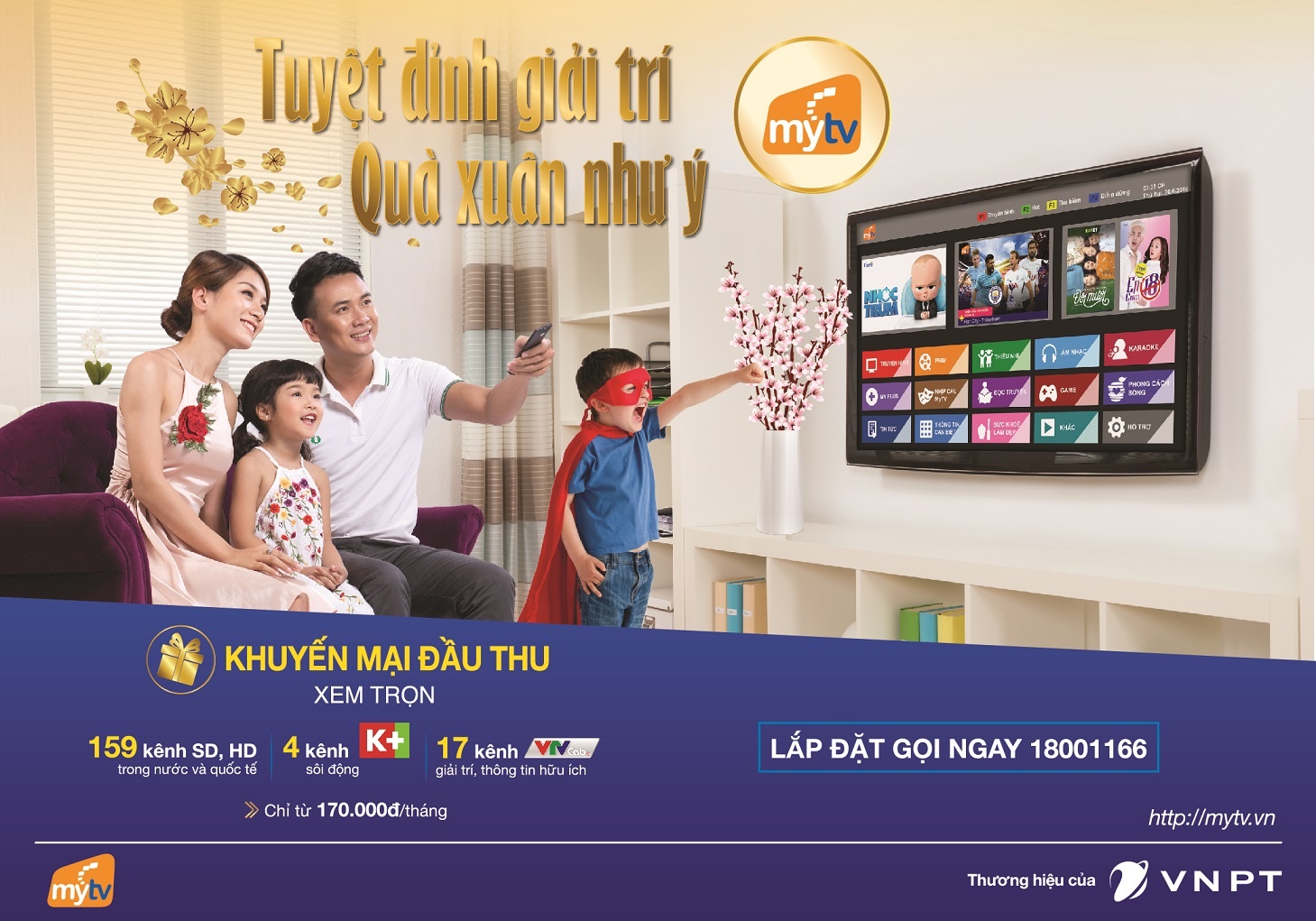 MyTV mien phi dau thu, tang kenh K+ cho tat ca khach hang hinh anh