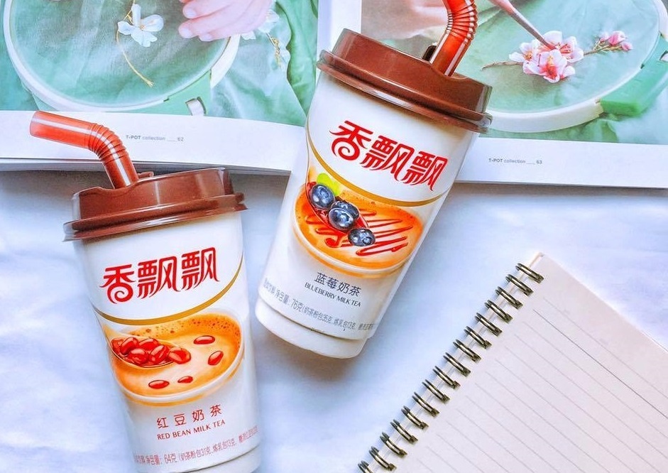 Thuong thuc 12 huong vi thom ngon cua tra sua dong hop Xiang Piao Piao hinh anh