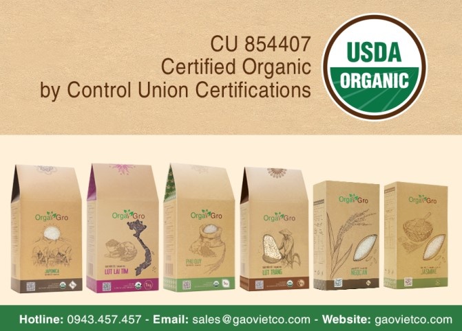 gạo Orgagro ảnh 1 gao Orgagro anh 1