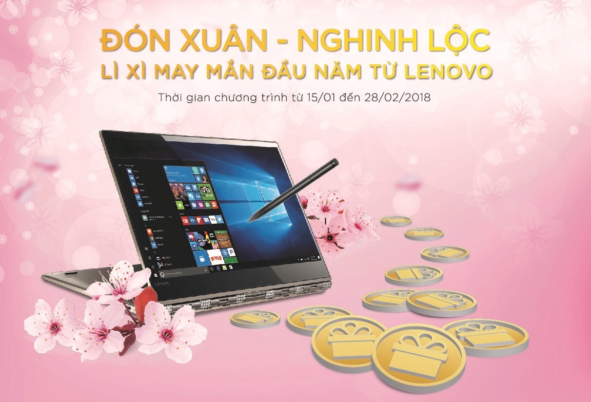 Don xuan nam moi voi li xi lon tu Lenovo hinh anh