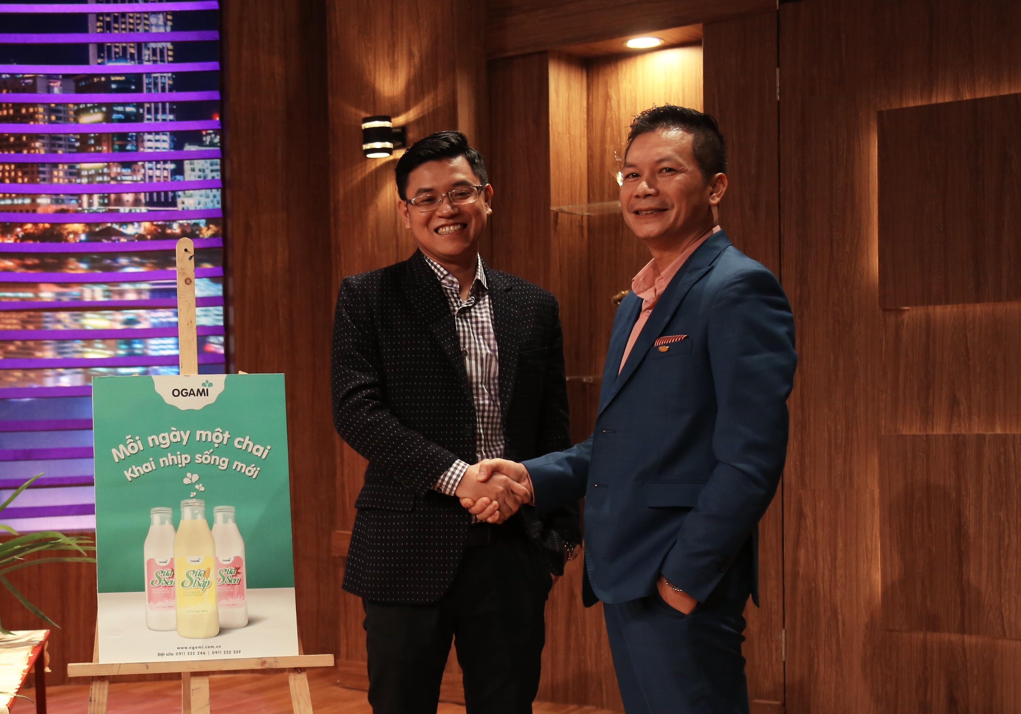 'Shark' Hung dau tu 2 ty dong cho san pham sua thuc vat hinh anh