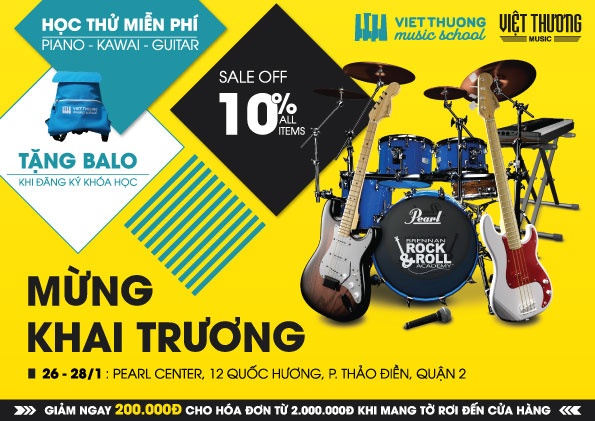 Viet Thuong Music ra mat showroom moi tai quan 2, TP.HCM hinh anh