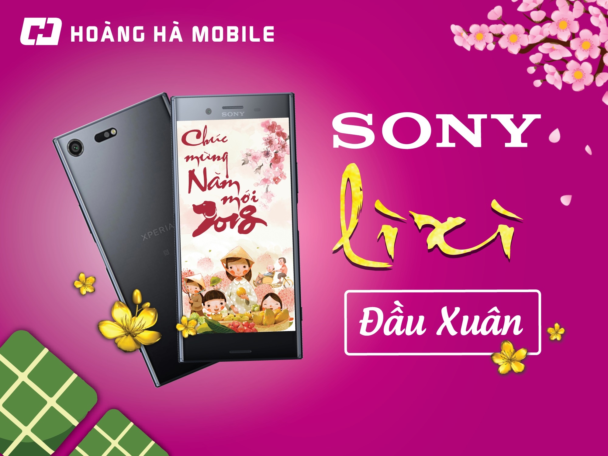 Mua dien thoai Sony, nhan li xi 500.000 dong tu Hoang Ha Mobile hinh anh