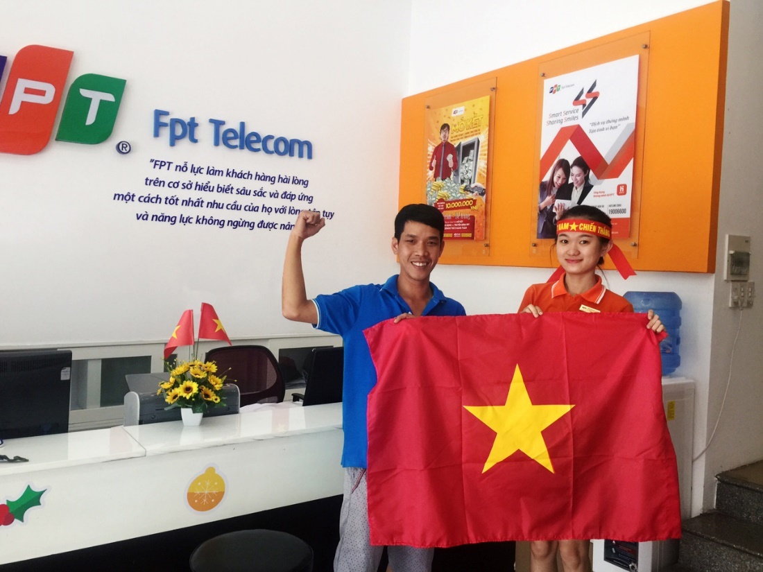 FPT Telecom tang 13.000 la co co vu U23 Viet Nam hinh anh