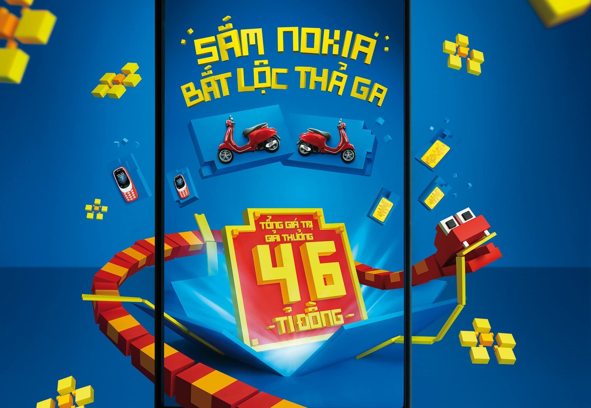 Nhan li xi 3 trieu dong khi mua Nokia 8 chinh hang hinh anh