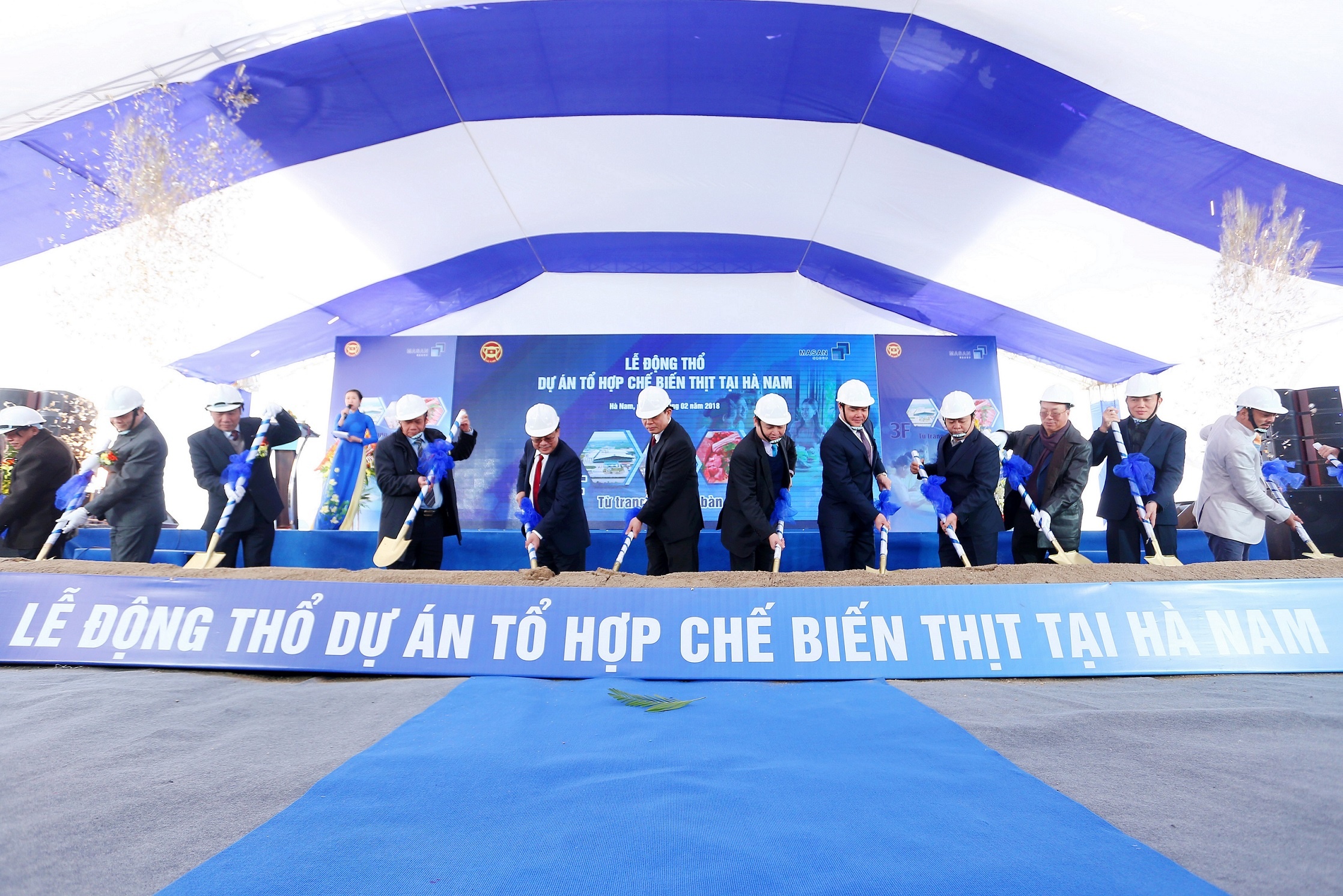 Masan khoi cong to hop che bien thit 10 ha tai Ha Nam hinh anh