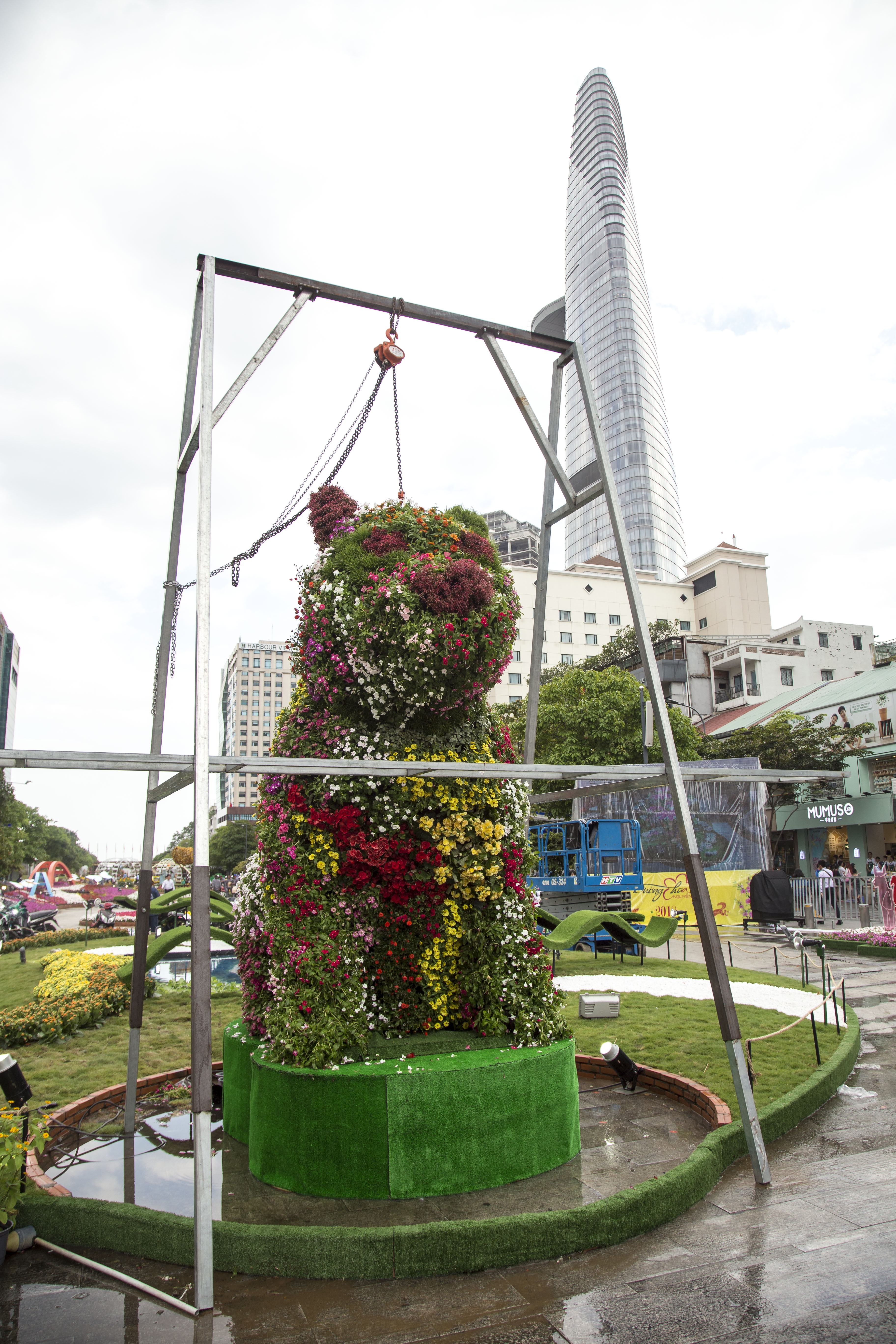 đường hoa Nguyễn Huệ ảnh 1 duong hoa Nguyen Hue anh 1