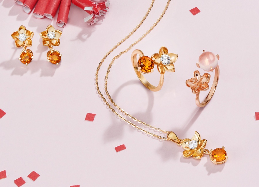 BST trang suc mua xuan cho ban gai dien Tet hinh anh