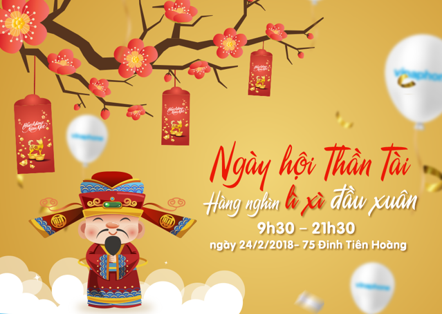 VinaPhone trao hang nghin li xi tai pho di bo ho Guom dip cuoi tuan hinh anh