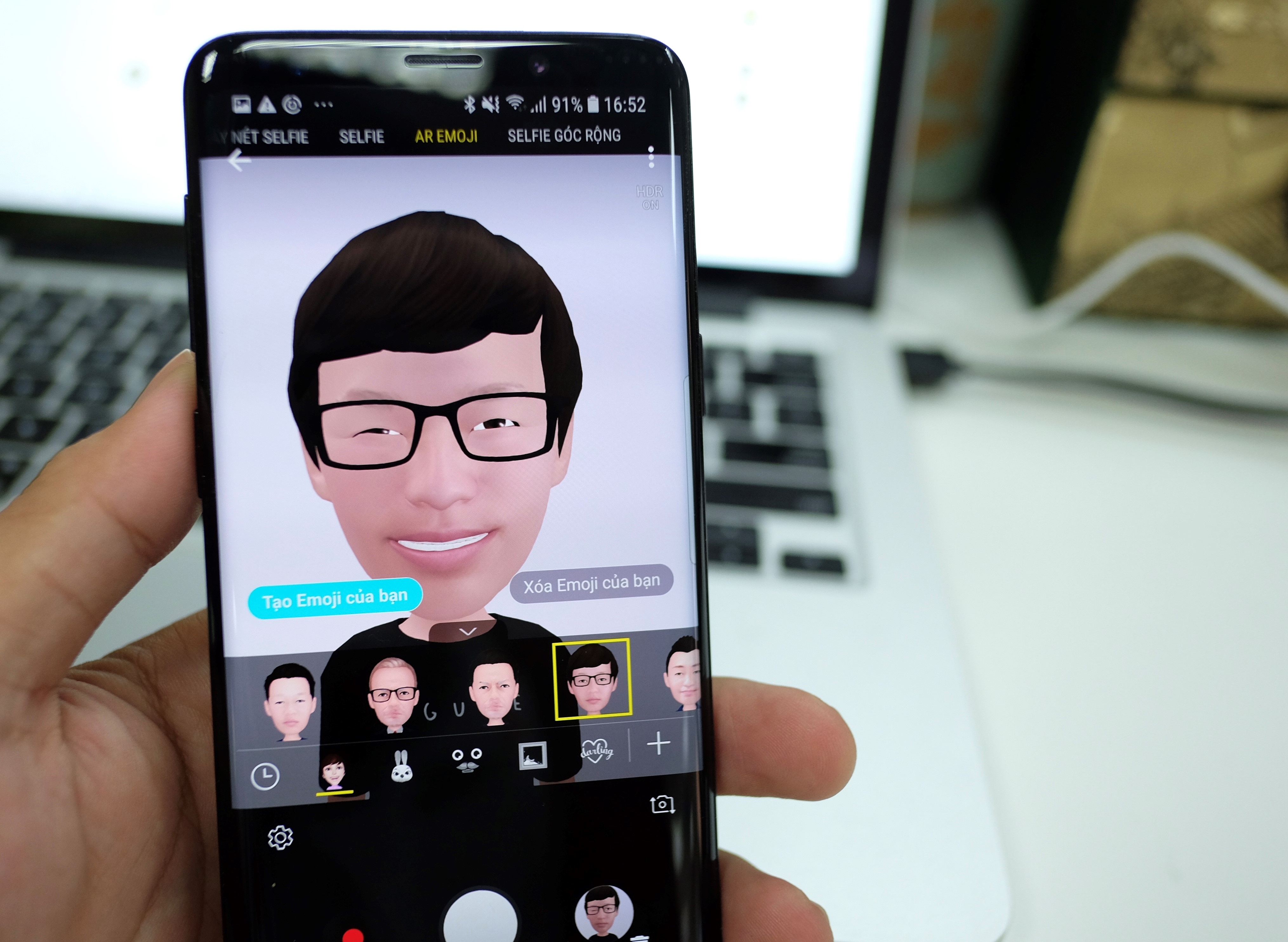 2 cach lam moi trang ca nhan voi Galaxy S9 hinh anh