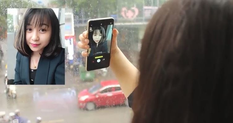 Gioi tre phan ung the nao truoc anh selfie cua minh tren Galaxy A8+? hinh anh