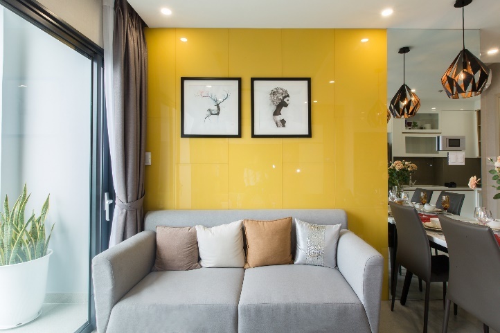 Can ho co khong gian xanh, thiet ke hien dai cho gia dinh tre hinh anh