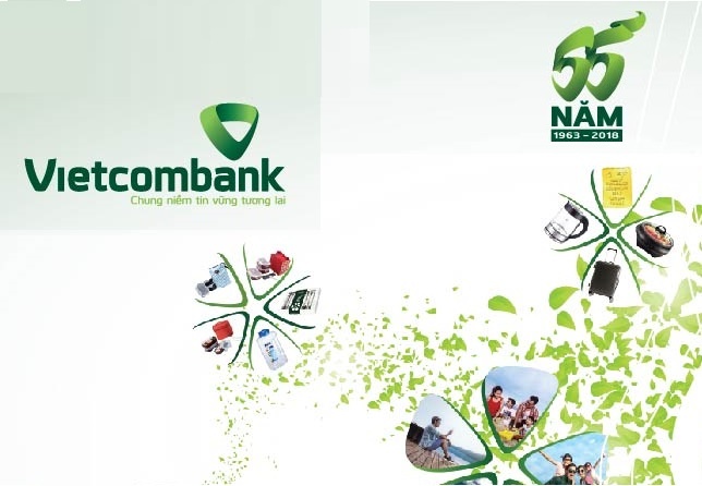 Vietcombank khuyen mai hap dan nhan ky niem 55 nam thanh lap hinh anh