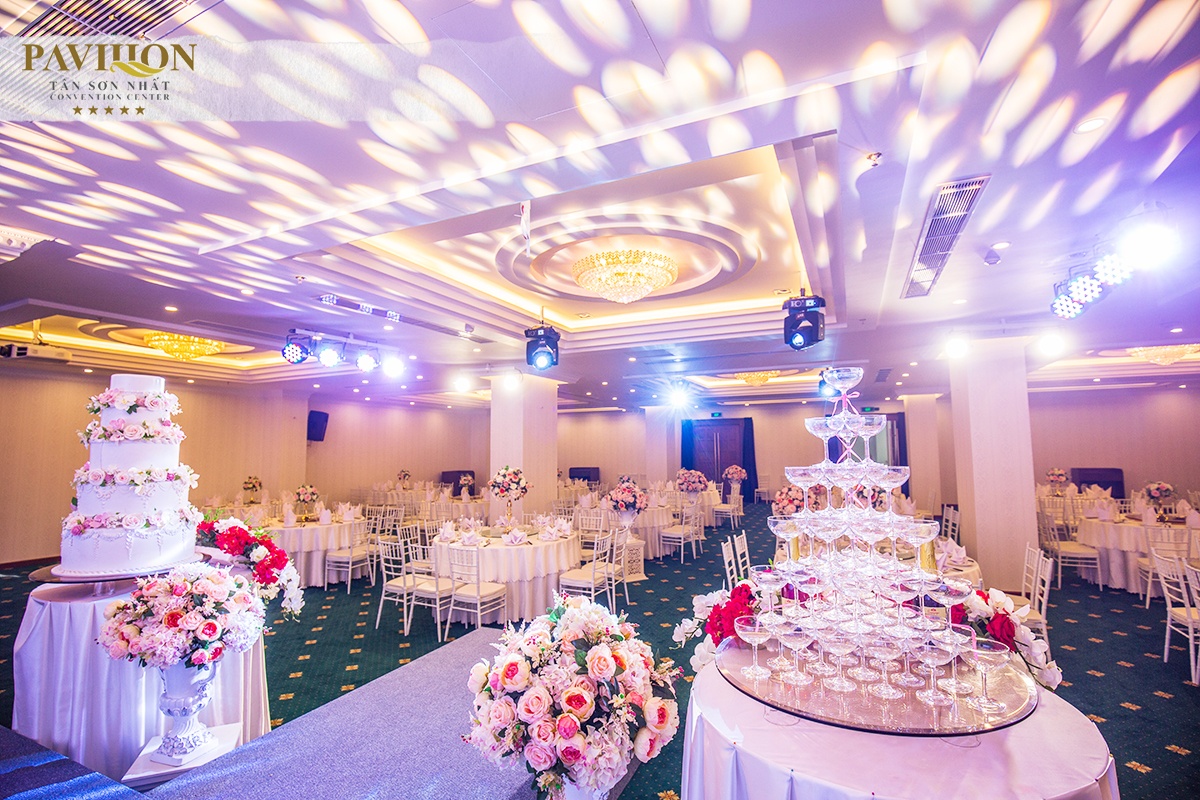 Tan Son Nhat Pavillon - dia diem to chuc tiec cuoi sang trong o TP.HCM hinh anh