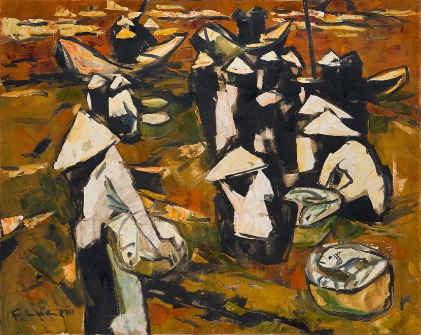 Trung bay 60 tac pham dac sac cua hoa si Pham Luc tai VCCA hinh anh