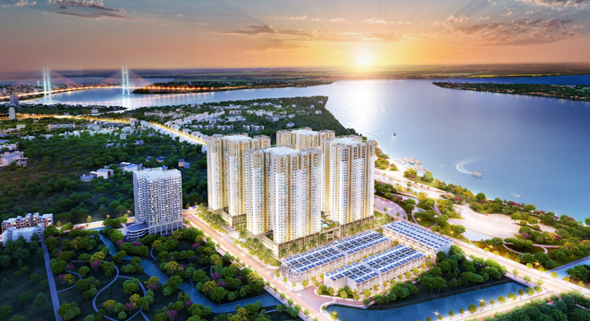 Du an co ‘cau khoa tinh yeu’ o trung tam quan 7 hinh anh