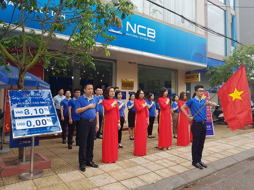 NCB to chuc le chao co mung ngay Giai phong mien Nam hinh anh