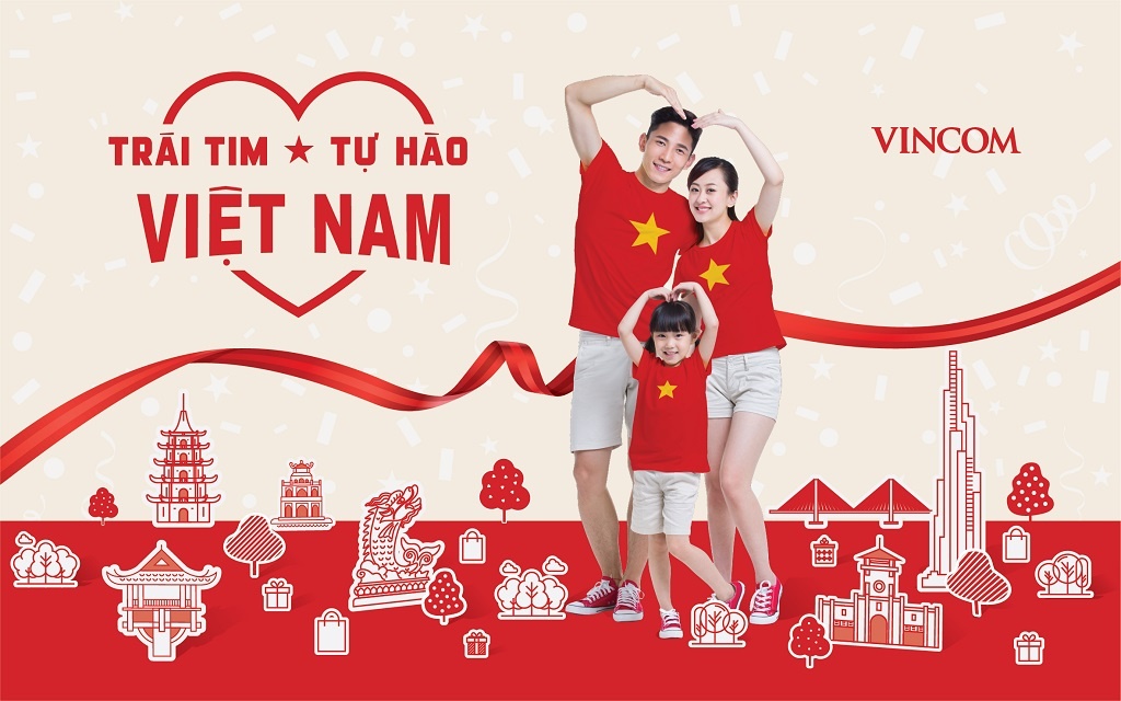 Vincom mo hoi 'Trai tim Viet Nam - Tu hao Viet Nam' mung dai le hinh anh