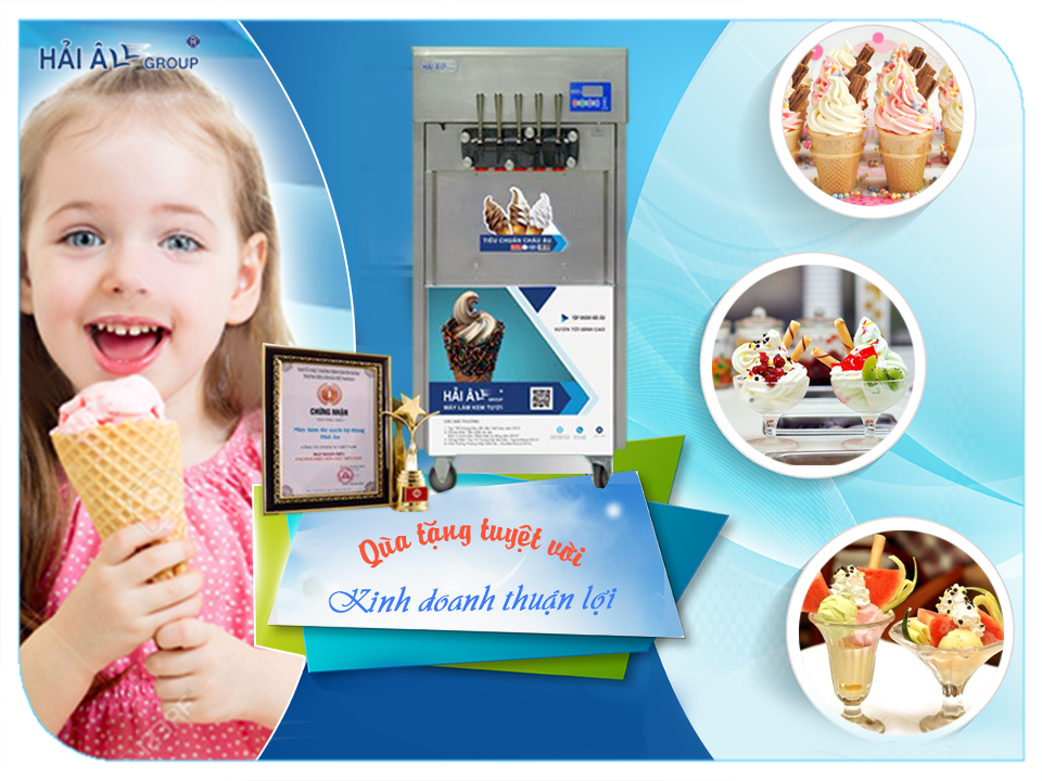 Máy làm kem Hải Âu ảnh 3 May lam kem Hai Au anh 3