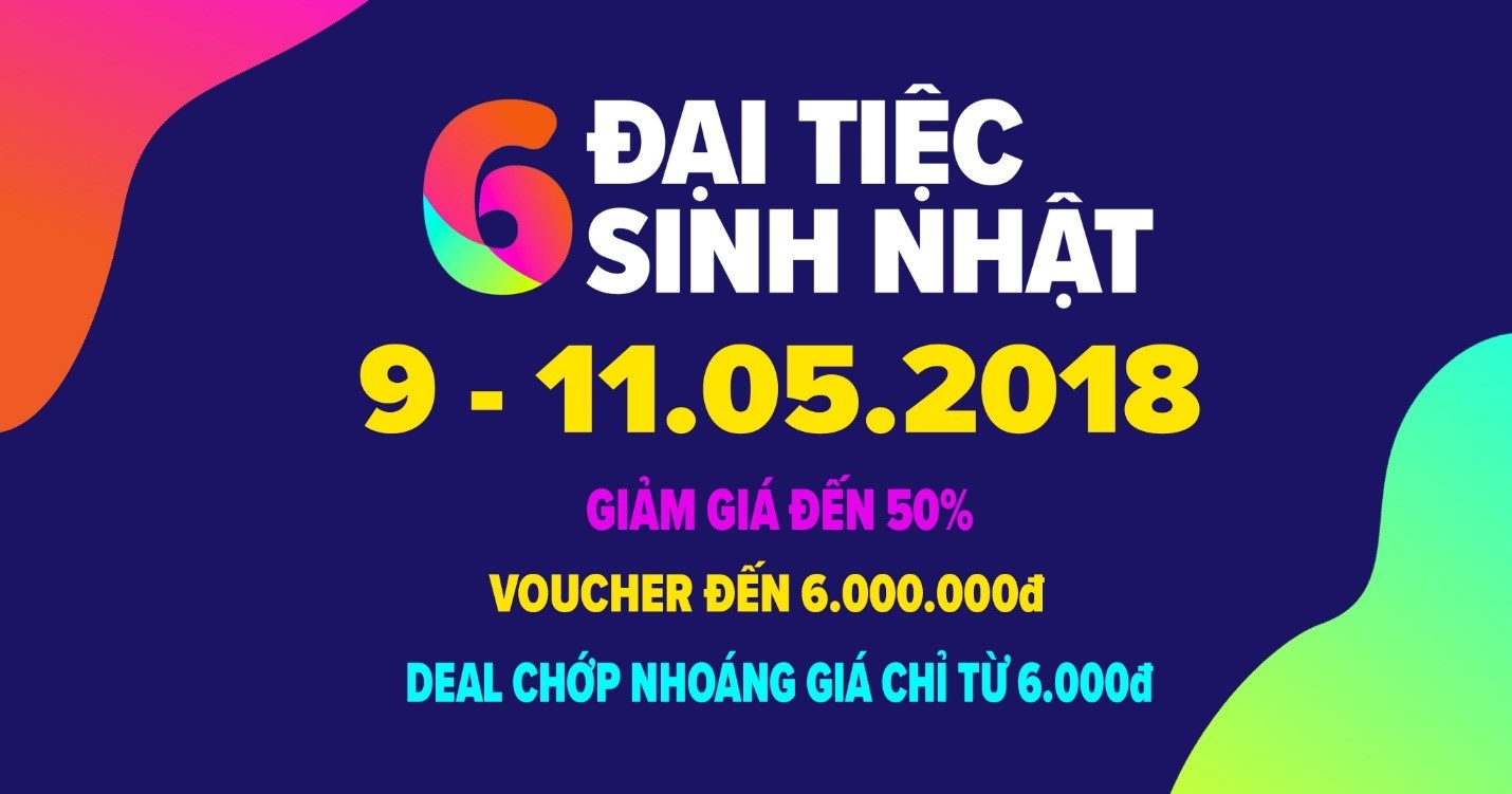 Ngap tran hang chinh hang gia hoi trong dai tiec sinh nhat Lazada hinh anh