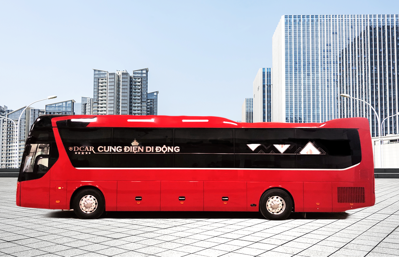 Can canh mau xe khach co y tuong 'Cung dien bay' cua thuong hieu Viet hinh anh