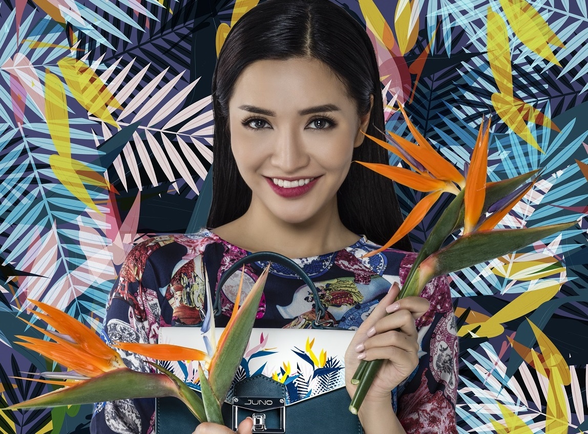 Bich Phuong phai long hoa tiet thien dieu trong BST 'Shades of love' hinh anh