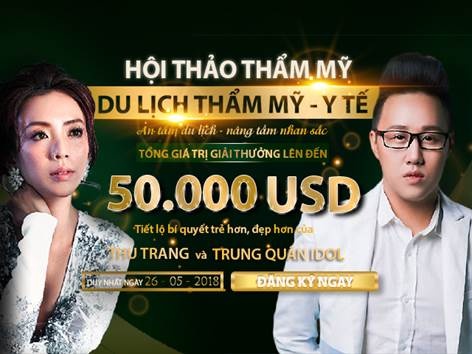 Du lich tham my Han cung nghe si hai Thu Trang va Trung Quan Idol hinh anh