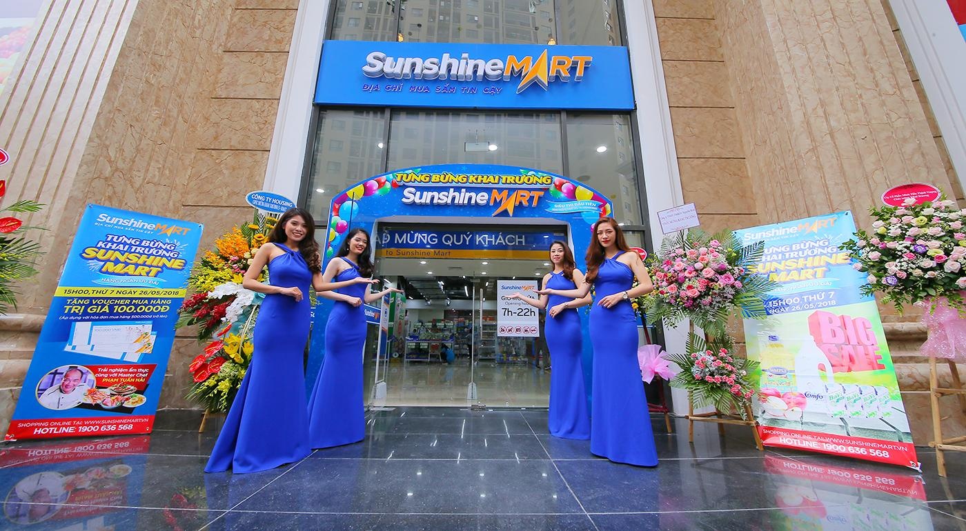 Sieu thi Sunshine Mart Hoang Mai chinh thuc di vao hoat dong hinh anh