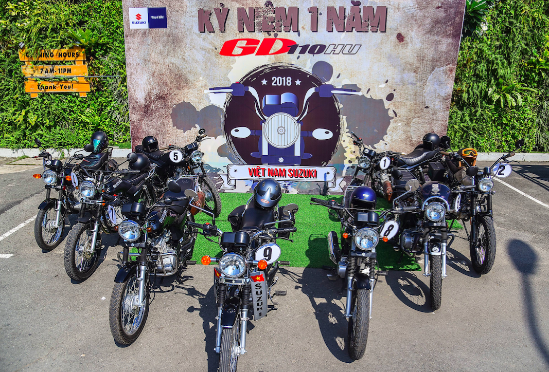 Suzuki GD110HU ky niem mot nam tao dau an tai Viet Nam hinh anh
