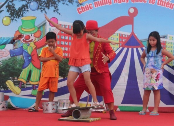 Tet thieu nhi dang nho cua cu dan nhi Happy Home Nhon Trach hinh anh