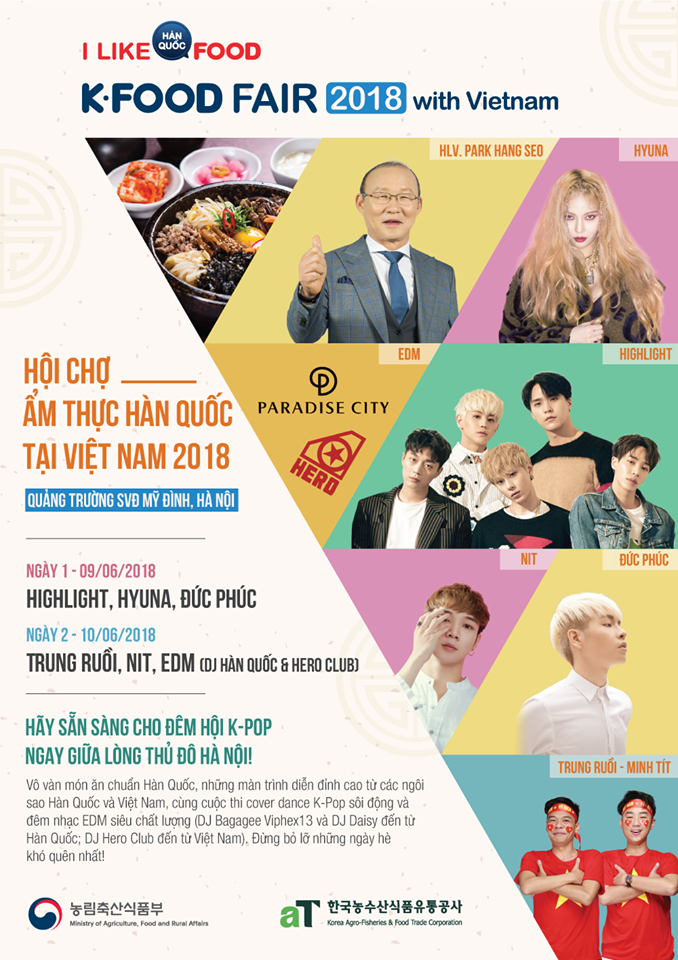 Hội chợ Ẩm thực Hàn Quốc tại Hà Nội ảnh 1 Hoi cho Am thuc Han Quoc tai Ha Noi anh 1