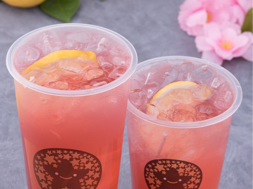 Thuong thuc tra sakura ngan nhi mat lanh ngay he hinh anh