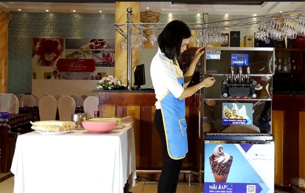 Máy làm kem Hải Âu ảnh 1 May lam kem Hai Au anh 1