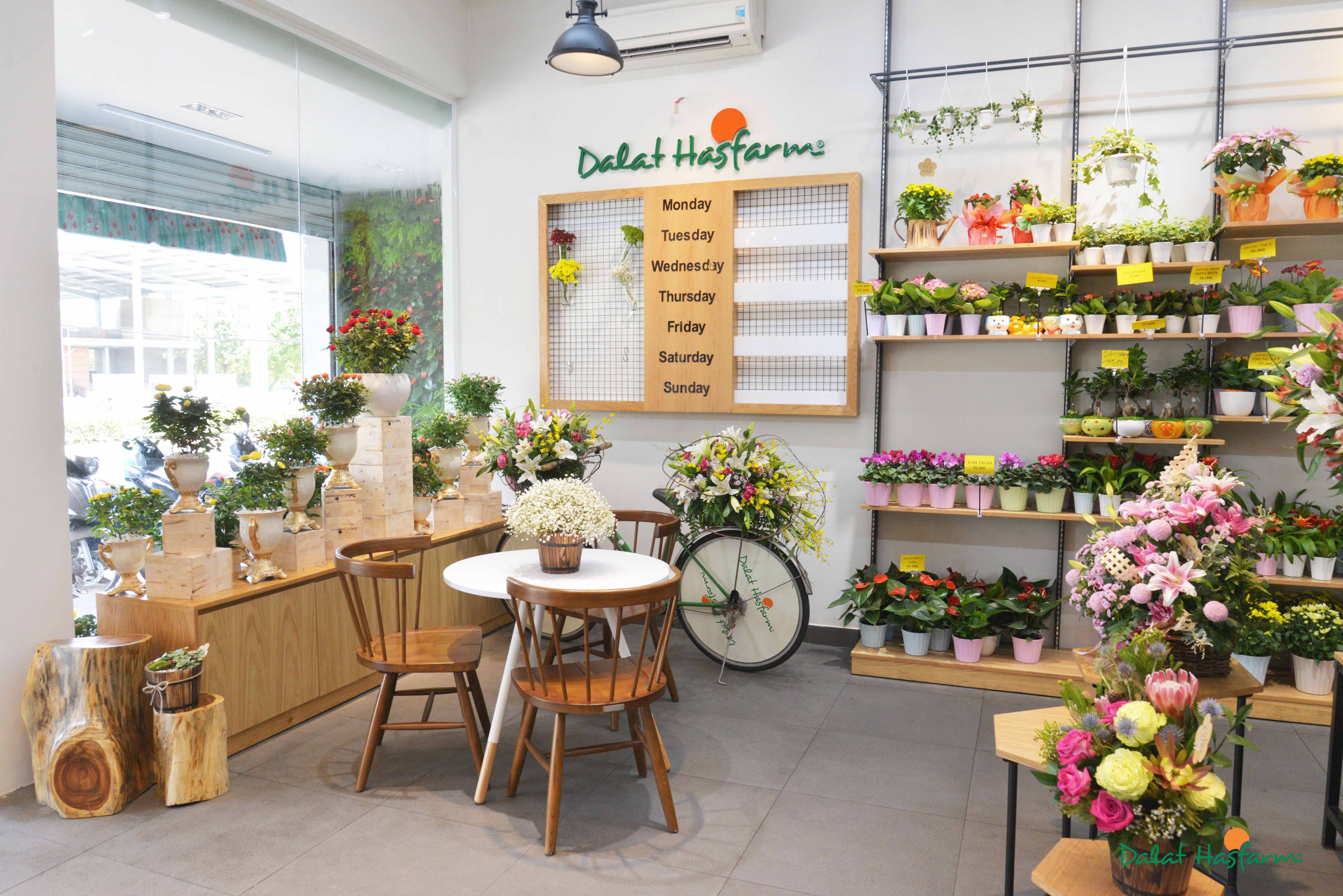 Dalat Hasfarm khai truong cua hang hoa tuoi dau tien o Binh Duong hinh anh